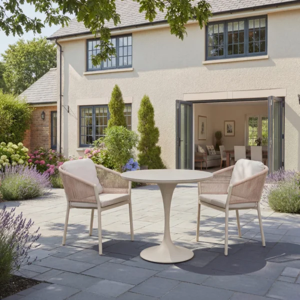 2 Seat Bistro Set with 0.9m Round Table